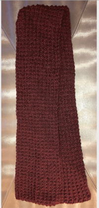 Free knit pattern scarf