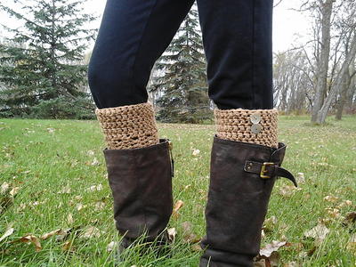 Crochet Boot Cuffs | AllFreeCrochet.com