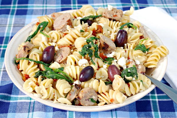 Healthy Greek Pasta