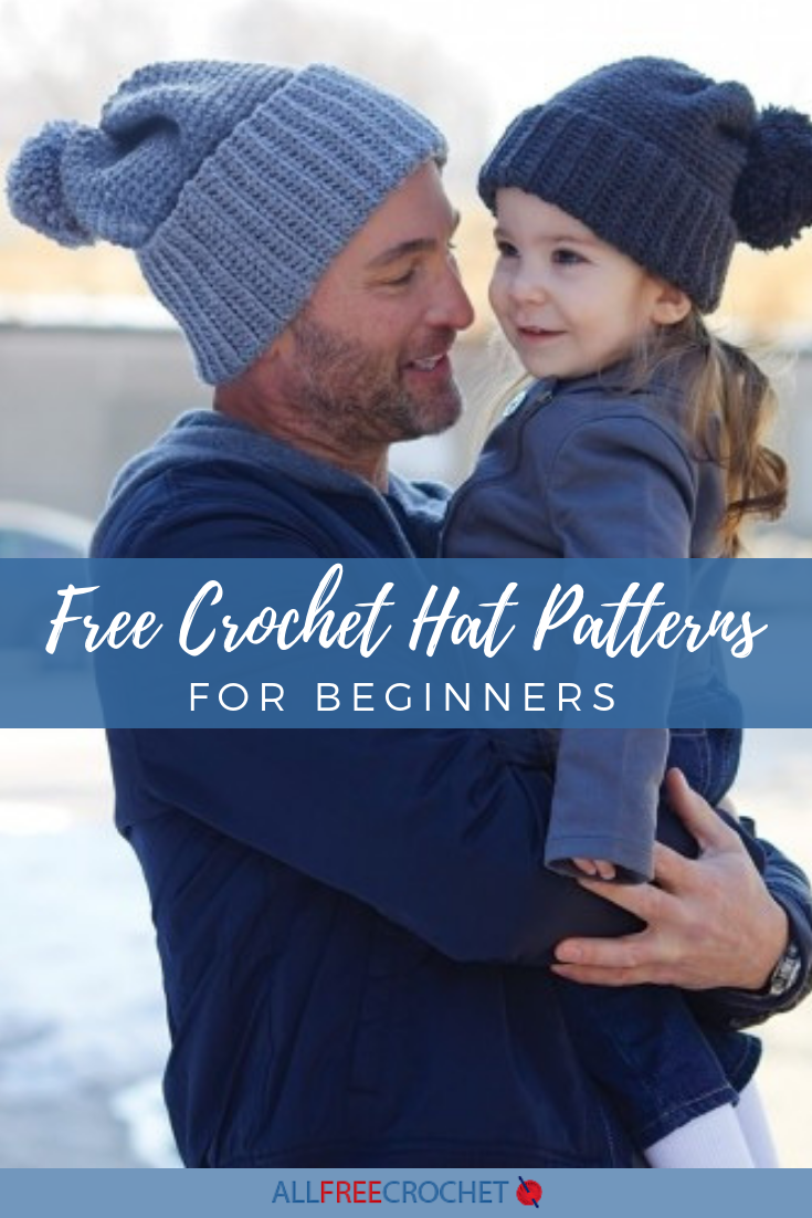 60+ Free Crochet Hat Patterns - Beginner and Easy | AllFreeCrochet.com 60-free-crochet-hat-patterns-beginner-and-easy-allfreecrochet-com