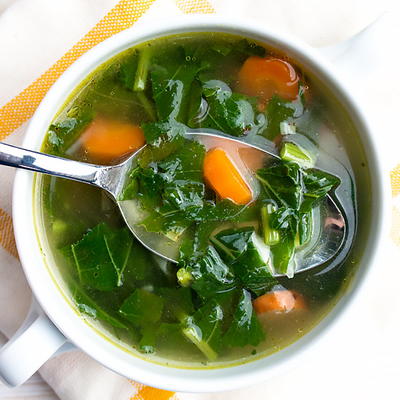 Turnip Green Soup | FaveHealthyRecipes.com