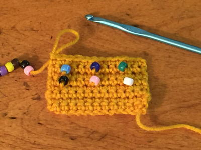 Beaded Single Crochet Stitch