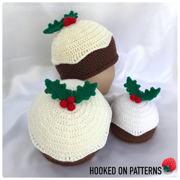 Christmas Pudding Novelty Beanie Hat