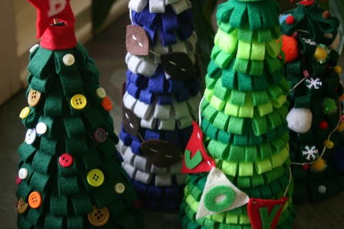 Fantastic Felt Trees