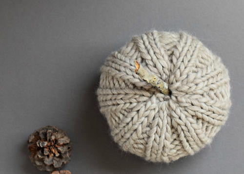 Easy Knit Pumpkin