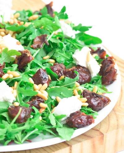 To Die For Fried Date and Goat Cheese Salad