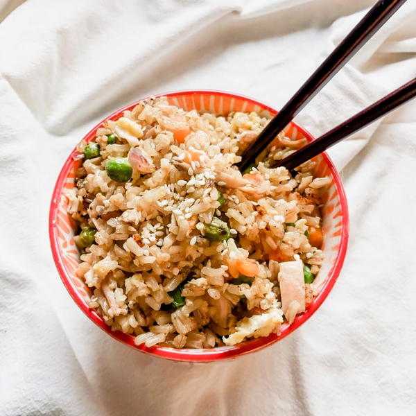 10 Minute Gluten-Free Chicken Fried Rice