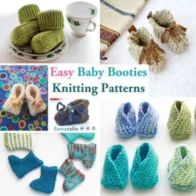 7 Easy Baby Booties Knitting Patterns: How to Knit Baby Booties