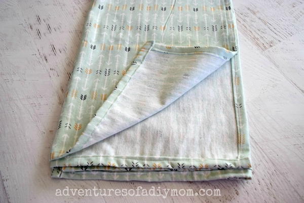 DIY Receiving Baby Blanket