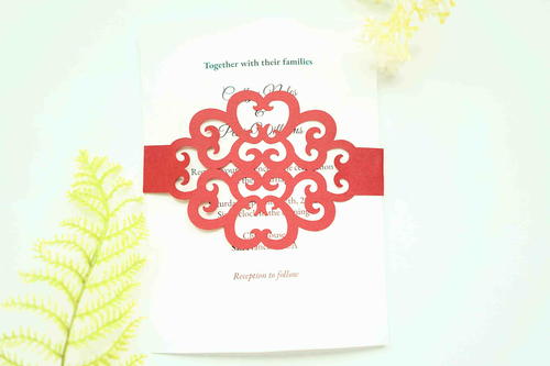 Elegant Cricut Wedding Invitations