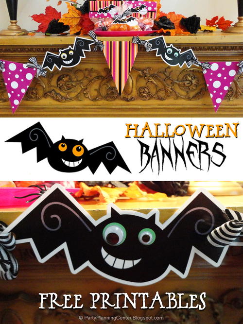 Printable Halloween Party Banners