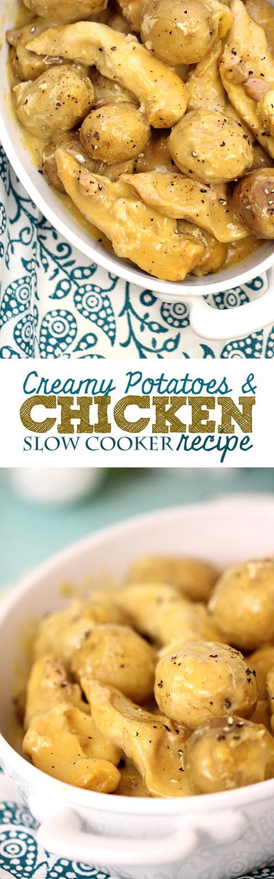 Chicken and Potatoes Slow Cooker Recipe