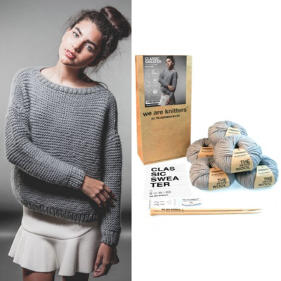 We Are Knitters Classic Knit Sweater Kit