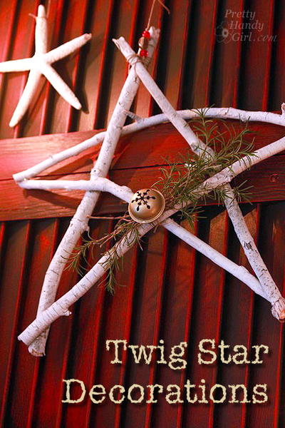 Tree Branch Star Decorations