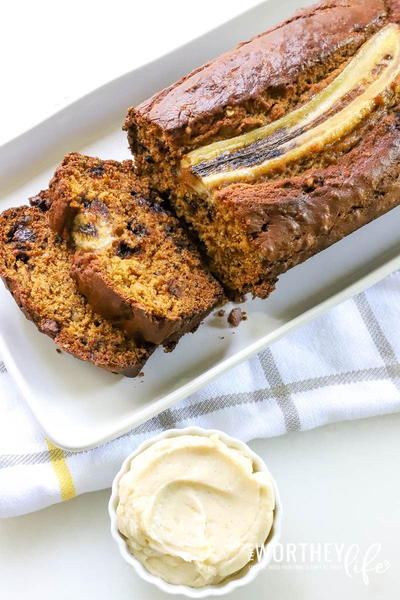  Pumpkin Banana Bread