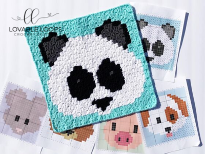 Panda Emoji Square