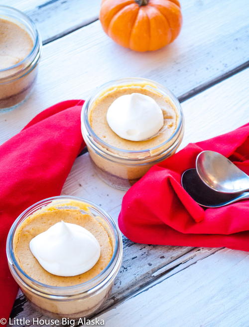 Pumpkin Cheesecake Jars