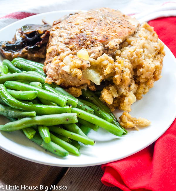 Instant Pot Stuffed Pork Chops