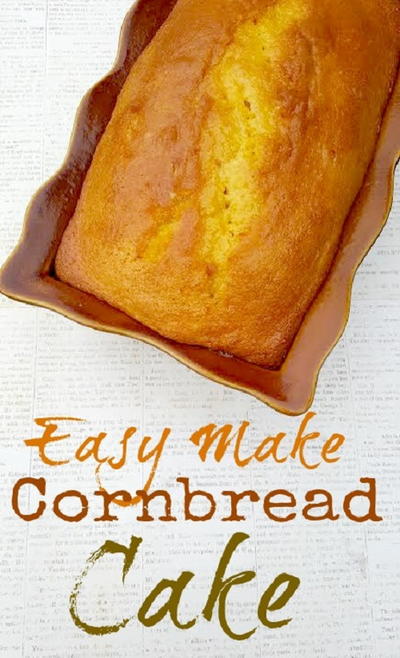 Easy Make Cornbread Cake