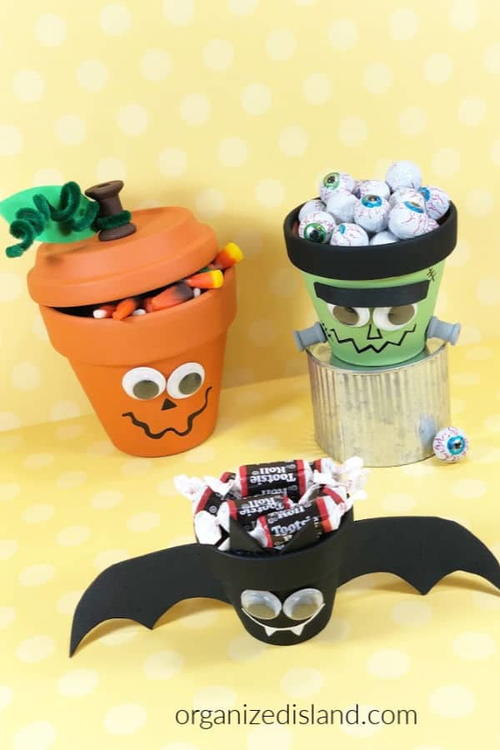 Monster Halloween Decor Craft | AllFreeHolidayCrafts.com