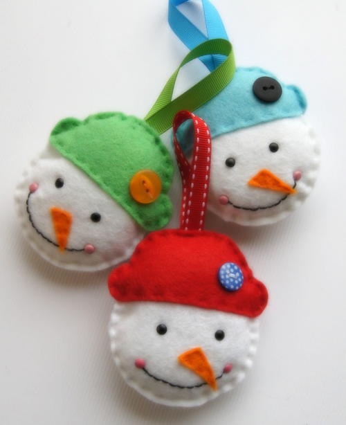 Simple Snowman DIY Ornament