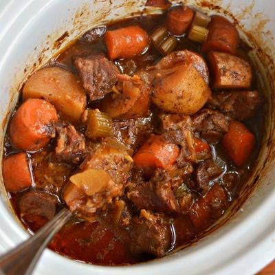 Slow Cooker Beef Stew for Two