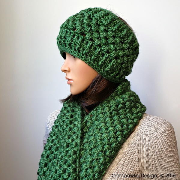 Verna Puff Stitch Scarf