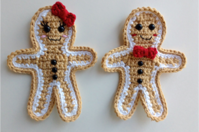 Gingerbread Man Applique
