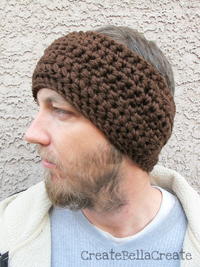 Manly Ear Warmer | FaveCrafts.com