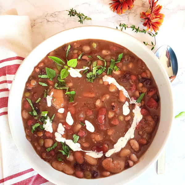 15 Bean Cajun Vegetable Soup