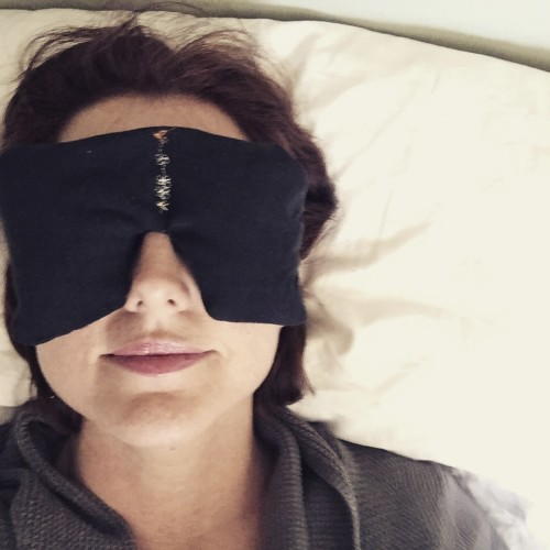 Upcycled Travel Sleep Mask Pattern