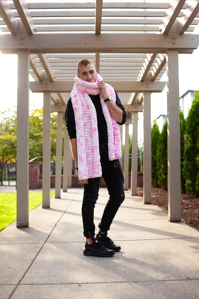 Pink Ombre Scarf
