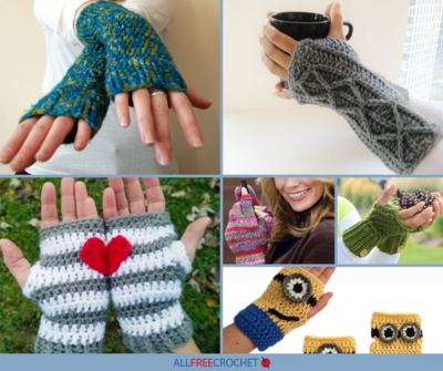 50+ Crochet Fingerless Gloves