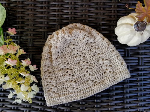 crochet lace hat