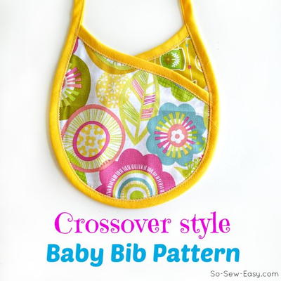 Crossover Style Baby Bib Pattern