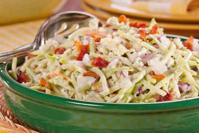 Blue Cheese Bacon Slaw