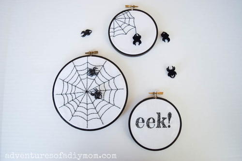 Spider Web Embroidery