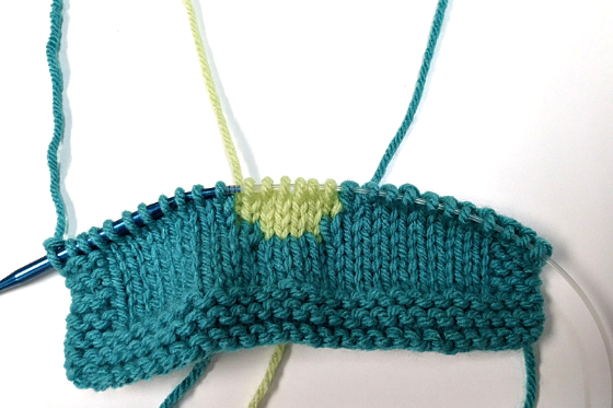 Intarsia Knitting From Right Side