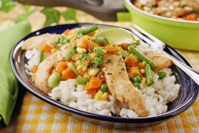 Skillet Chicken and Veggies