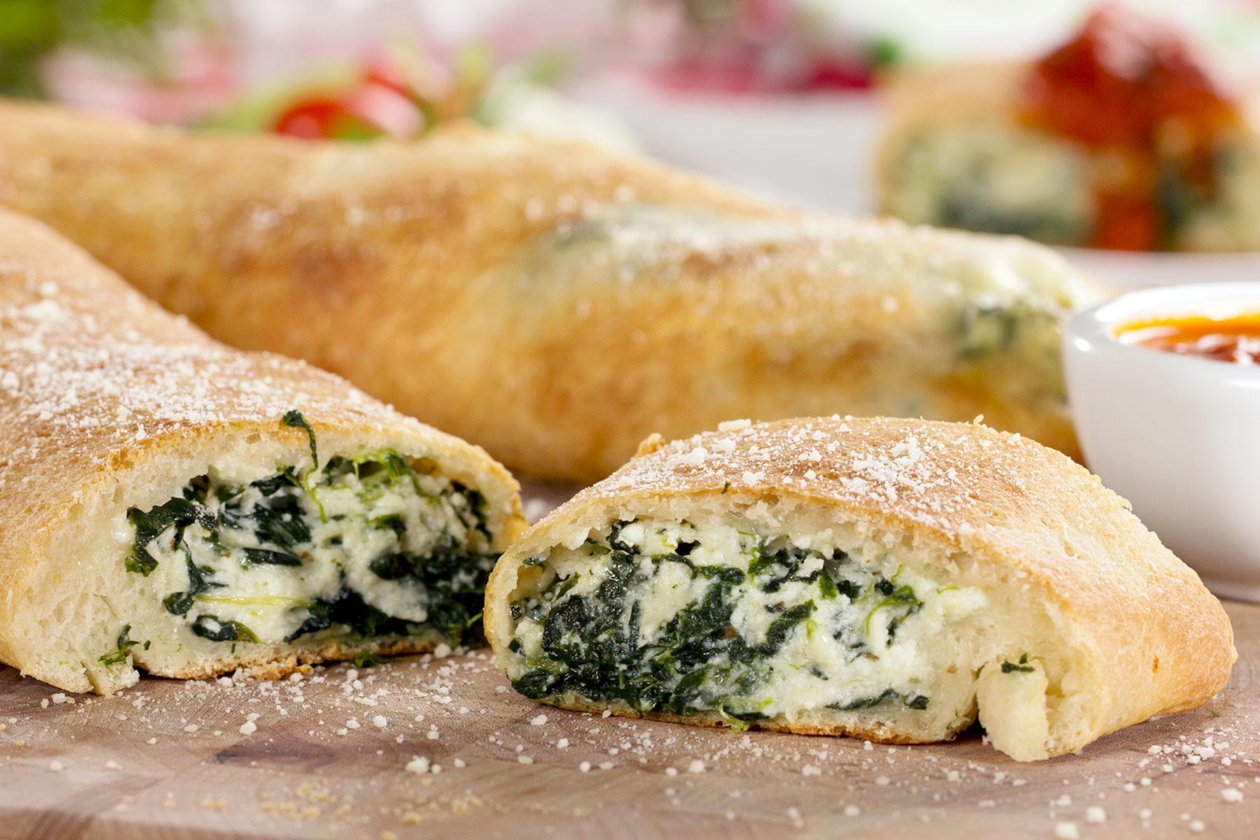 Spinach And Cheese Stromboli Mrfood Com Spinach And Cheese Stromboli Mrfood Com