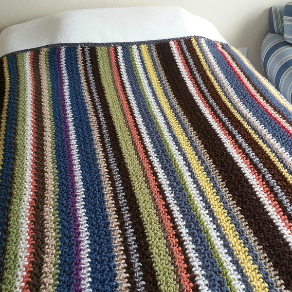Striped Stash Buster Blanket