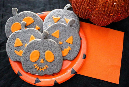 Jack O'Lantern Cookies