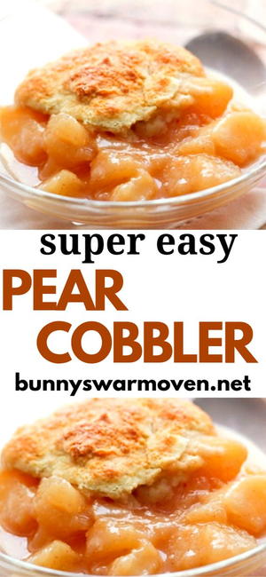 Pear Cobbler