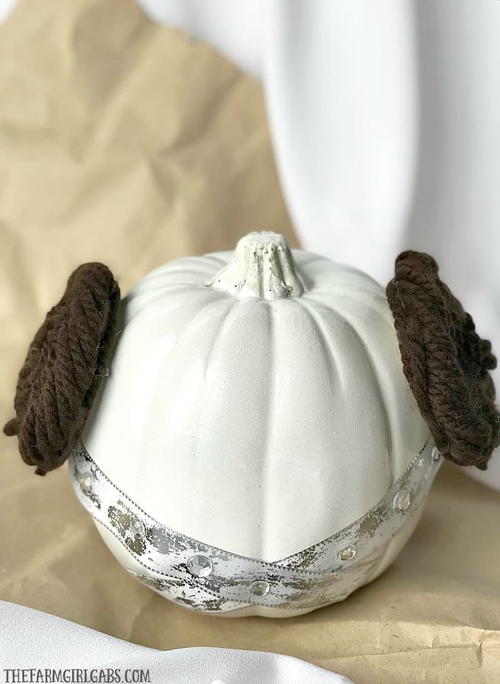 Star Wars Princess Leia Pumpkin