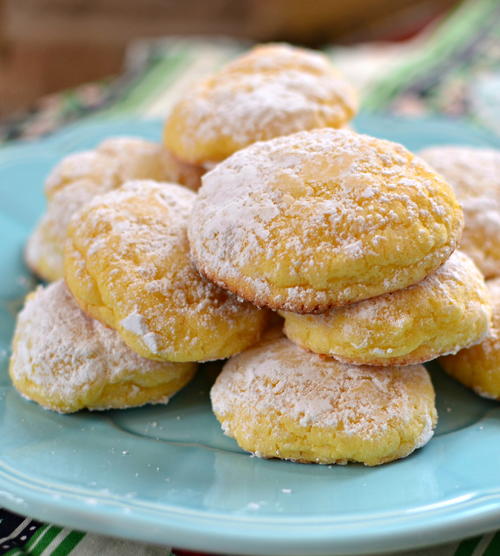 Lemon Gooey Butter Cookies