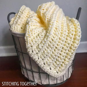 Squishy and Chunky Crochet Baby Blanket