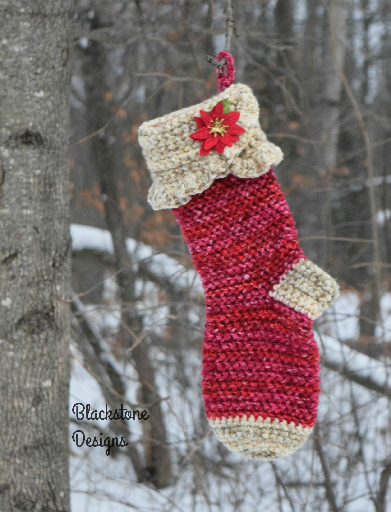 Victorian Christmas Stocking | AllFreeCrochet.com