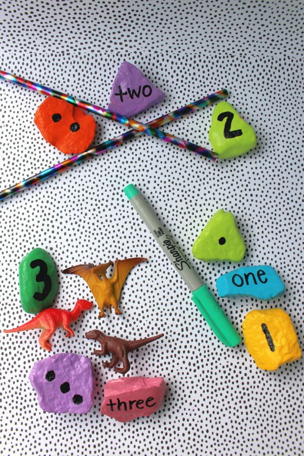 Outdoor Number Rocks Homemade Number Rocks: Number Activities for Toddlers and Preschoolers ...