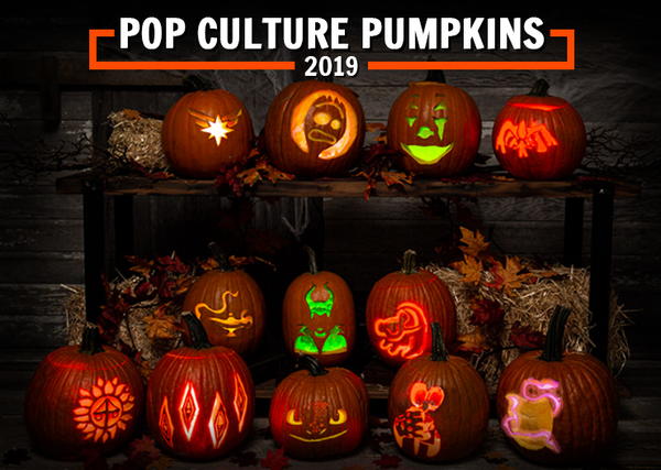 Pop Culture Pumpkin Stencils for 2019