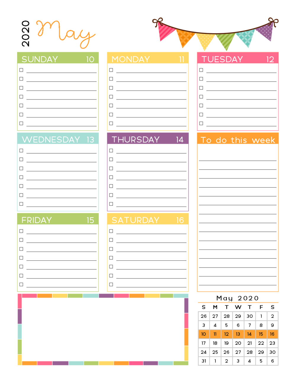 Printable 2020 Planner | FaveCrafts.com